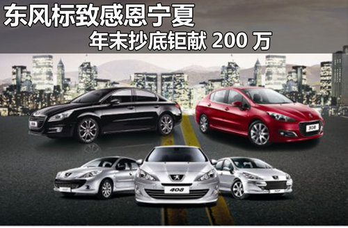 东风标致感恩宁夏年末抄底钜献200万