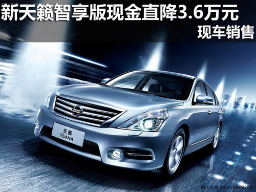 新天籁智享版现金直降3.6万元 现车销售
