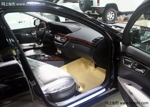 进口奔驰S350L两驱 天津黑色现车到港口