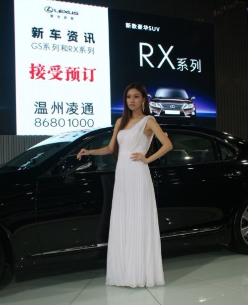 网上车市带你看温州国际车展美女车模