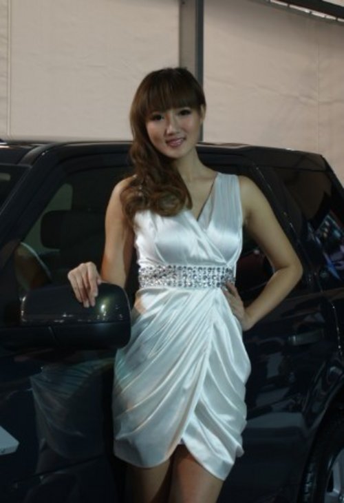网上车市带你看温州国际车展美女车模