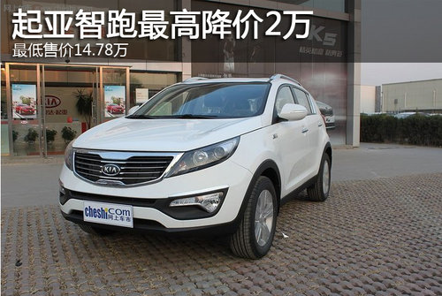 起亚智跑最高降价2万 最低售价14.78万