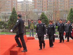 华耀为省森林公安局交车仪式圆满成功