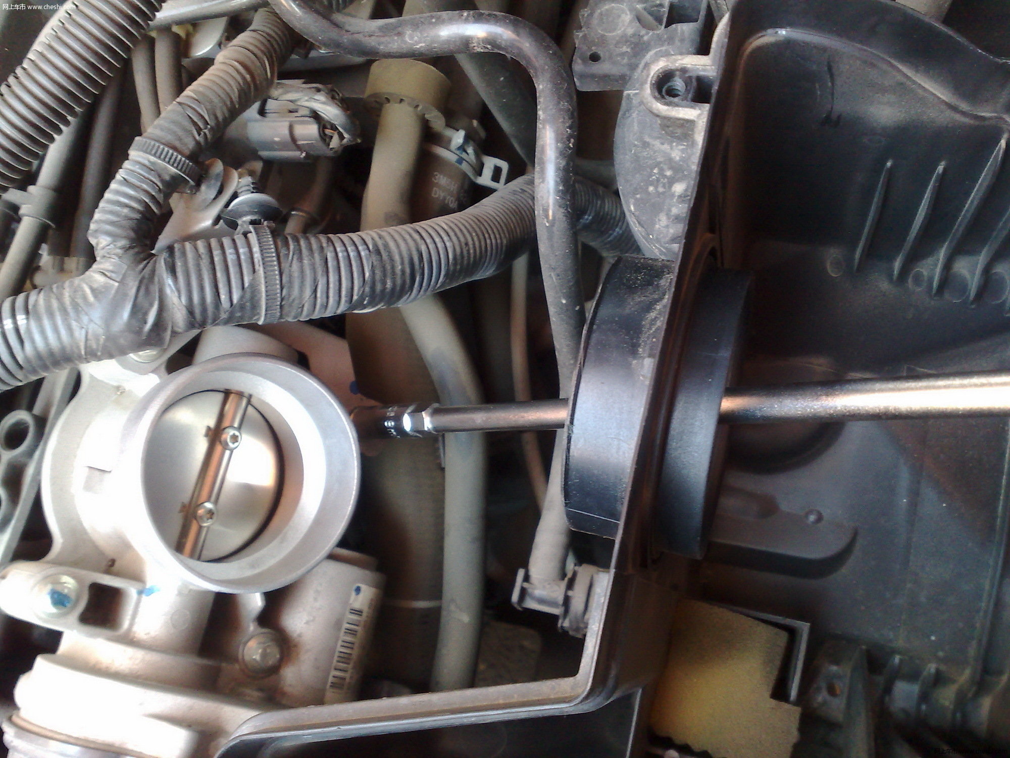 自己diy清洗发动机节气门