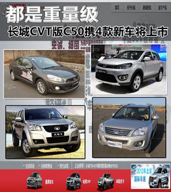 都是重量级 长城CVT版C50携4款新车上市
