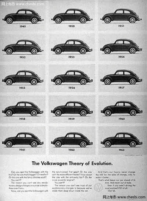 大众经典个性车代表——历代甲壳虫历史
