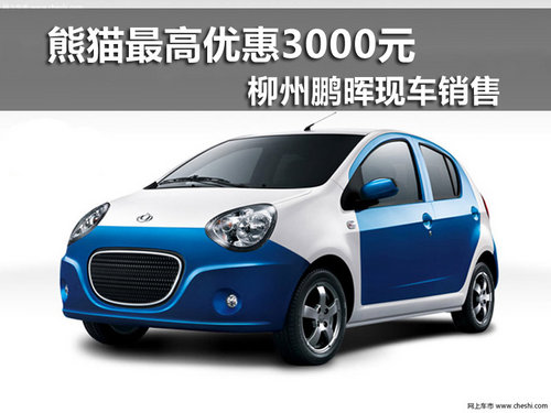 熊猫最高优惠4000元 柳州鹏晖现车销售