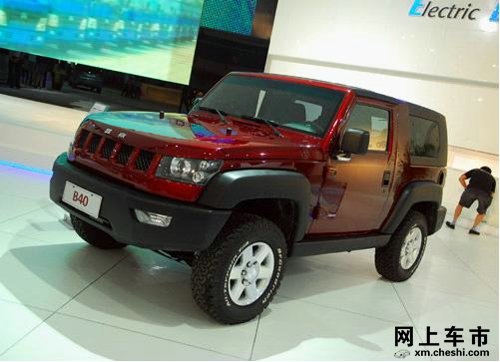 北汽b40形似jeep牧马人