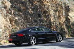 2014款奥迪RS7谍照 将搭载V8双增压引擎