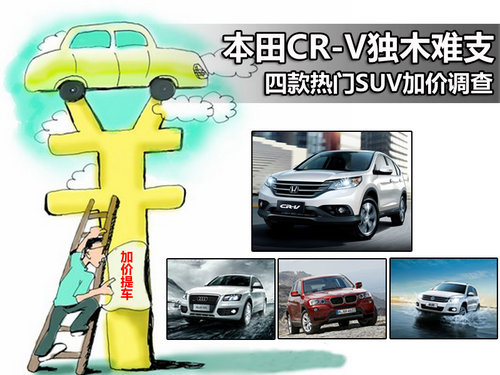 本田CR-V独木难支 四款热门SUV加价调查