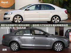 速腾的表兄弟 斯柯达新款Rapid官图解析