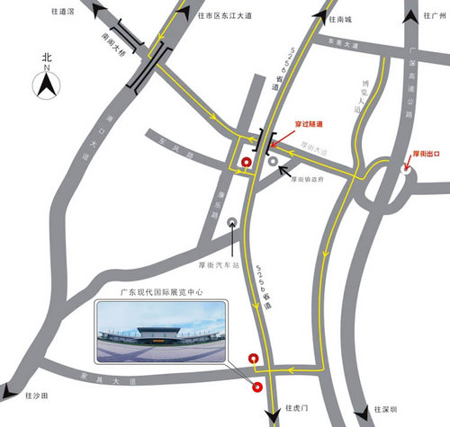 2012东莞车展国庆开幕 时间地点路线图