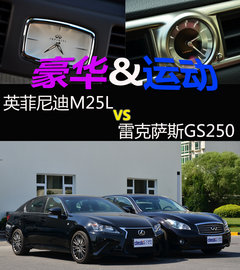 谁更强 英菲尼迪M25L对雷克萨斯GS250