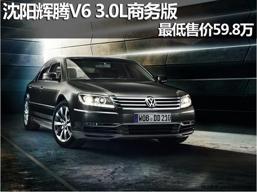 沈阳辉腾V6 3.0L商务版 最低售价59.8万
