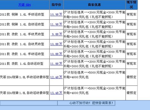 长安铃木 不可错过的1.7万超低优惠团购