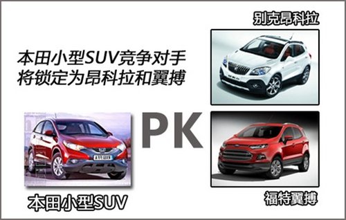 东风本田细分市场 推小型SUV竞争昂科拉