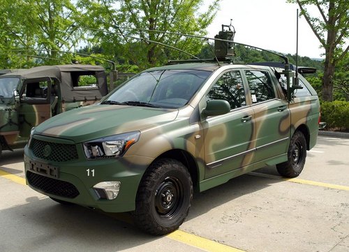 双龙两车型被韩国国防部选为军用指挥车