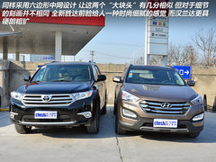 SUV-达者之争 全新胜达对比丰田汉兰达