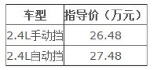 铃木改款版超级维特拉上市 26.48万起售