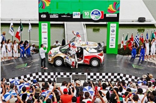 雪铁龙DS3 WRC 荣登WRC墨西哥站领奖台
