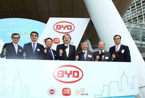 比亚迪e6的士车队及e6个人版正式在香港推出