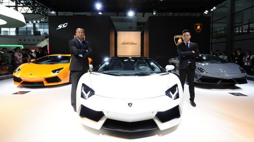 牛气冲天 车展实拍兰博基尼Aventador