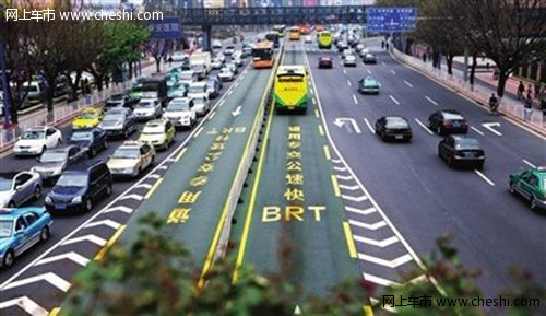 绍兴汽车网 BRT车道