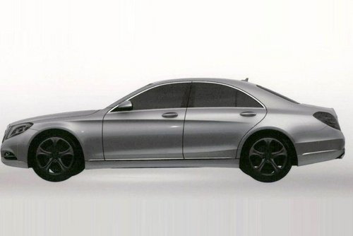 奔驰S500混动版专利图 法兰克福将发布