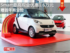 Smart最高现金优惠1.6万元 赠首年商业险