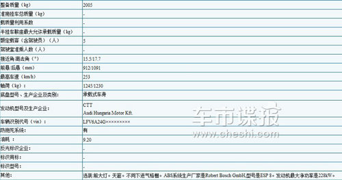 最高功率提升8kW 奥迪A6L 3.0T高功谍照