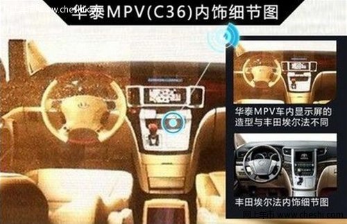 华泰汽车将投产MPV 外形似丰田埃尔法