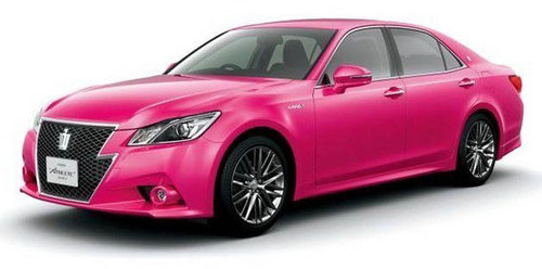 魅惑粉色 丰田首款粉红色皇冠11月首发