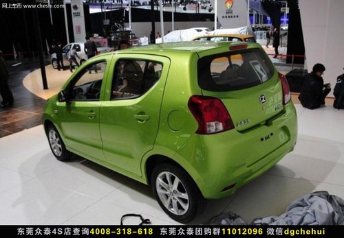 预售3-3.5万元 众泰Z100东莞10月初到车
