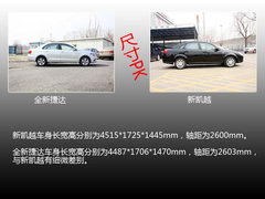 过去现在仍是对手 全新捷达对比新凯越