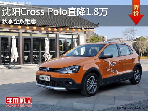 沈阳Cross Polo直降1.8万 秋季全系钜惠