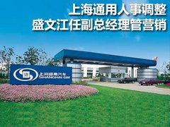 上海通用调整 盛文江任副总经理管营销