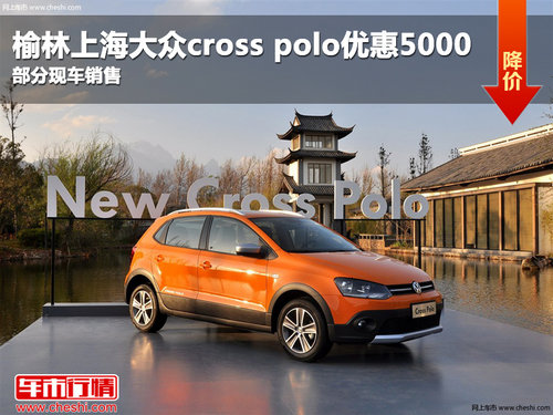 榆林上海大众cross polo优惠5000  部分现车销售