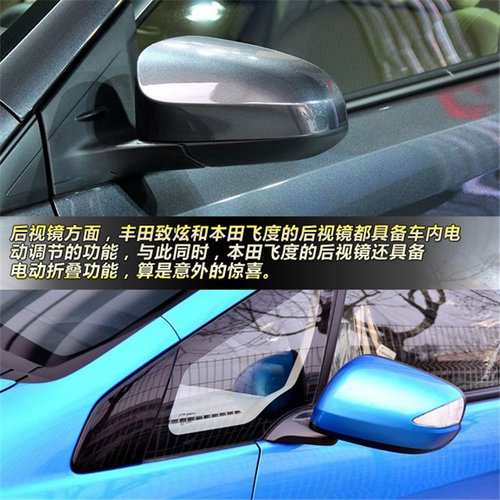 时尚两厢小车对比 丰田致炫对比本田飞度