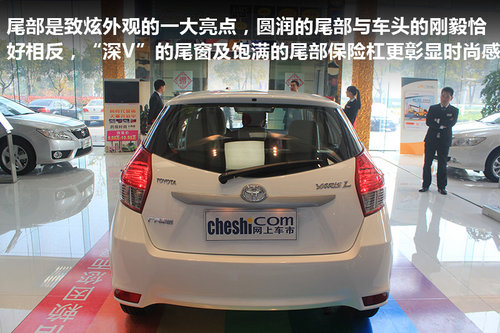 实拍绍兴冠松广丰新YARiS L致炫 尾部