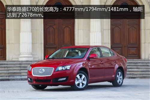 自主紧凑家用车华泰路盛E70推荐 6.97万元起售