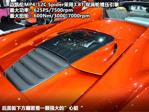 开敞篷下赛道 实拍迈凯伦MP4-12C敞篷版