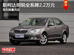 斯柯达明锐全系降2.2万元 现车数量充足