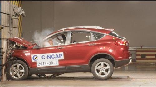 奔腾X80荣获C-NCAP碰撞试验五星评价