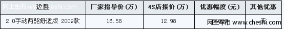 北现途胜周末促销 仅售12.98万元