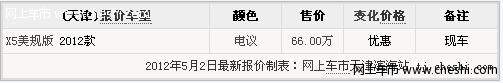 进口宝马X5美规版 天津66万优惠大酬宾