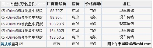 宝马X5-X6-2102款已到港正在热卖大酬宾