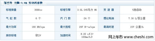 有谁知道斯巴鲁力狮3.0R发动机参数？