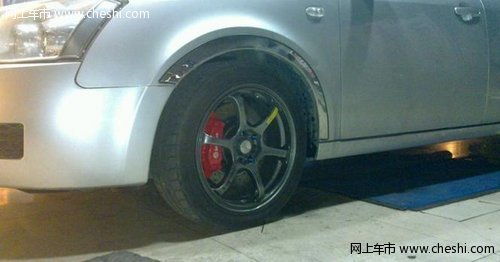 奇瑞a5改brembo四活塞刹车详细过程【图】