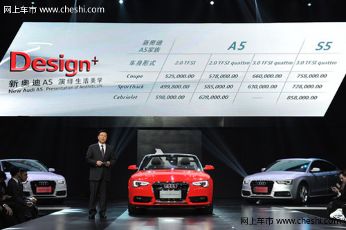 性能出色 新奥迪A5/S5动力与驱动组合全面升级上市