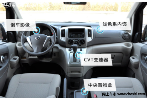 性能全面 郑州日产新NV200今日上市 预售价12万起
